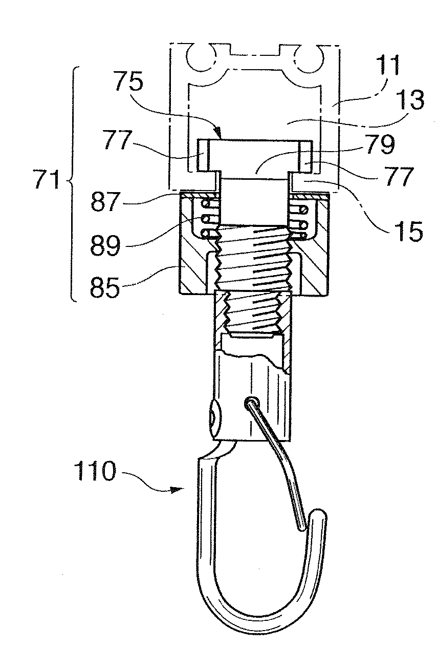 Article hanging system, slidable wire holder, detachable wire holder, wire hook and wire gripper