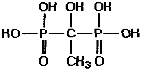 Alkaline non-cyanide copper plating solution with main coordination agent of methylenediphosphonate