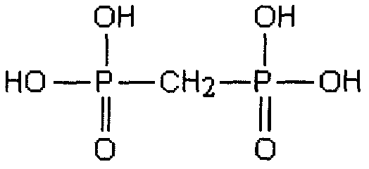 Alkaline non-cyanide copper plating solution with main coordination agent of methylenediphosphonate