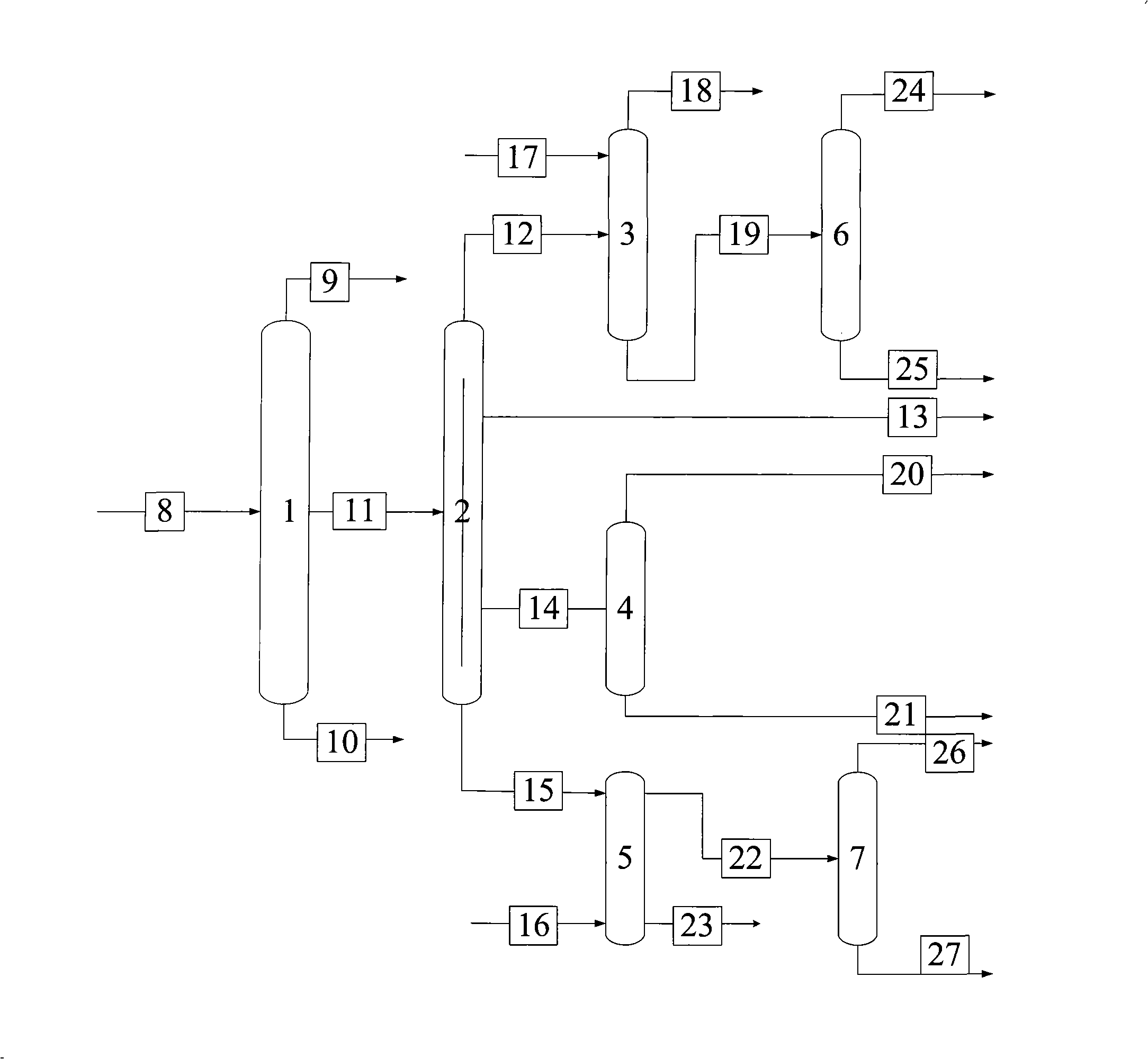 Process for the separation of aqueous phase by-product of fischer-tropsch synthesis reaction