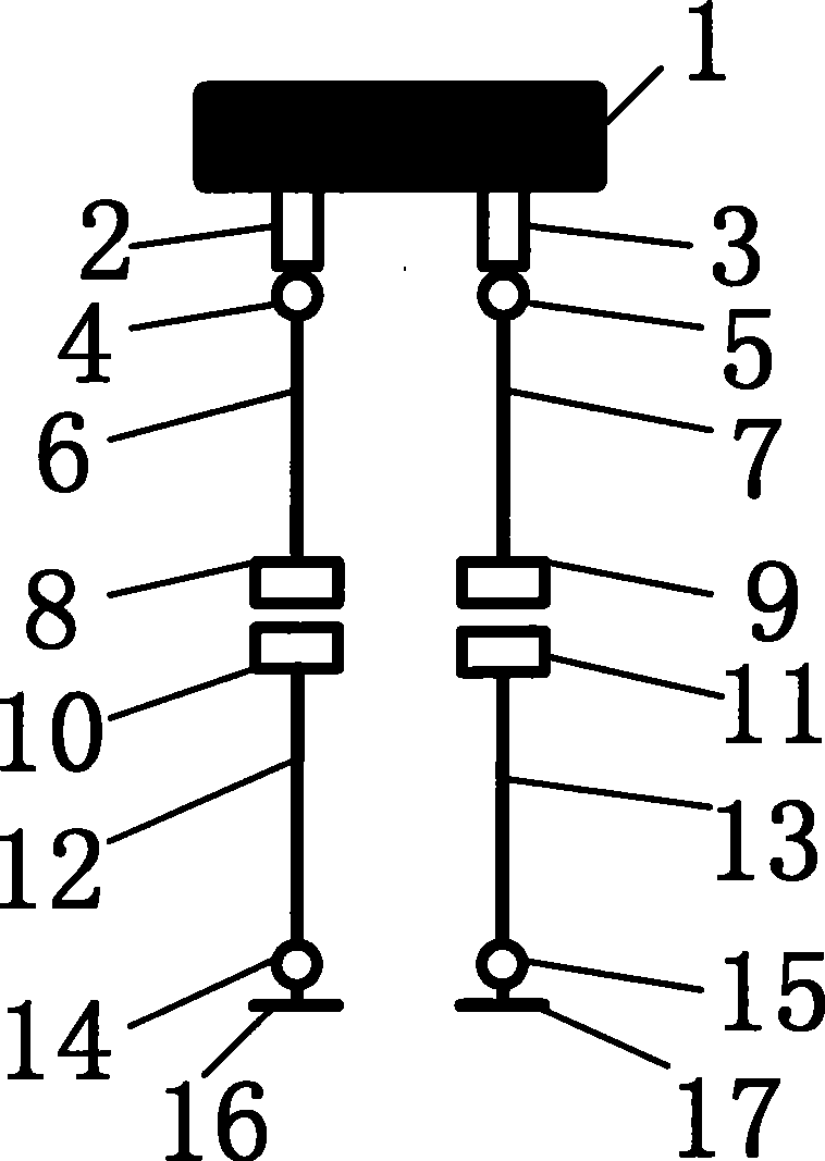 Power type walking method for biped robot