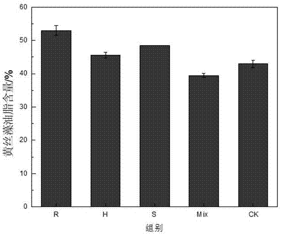 Method for increasing content of grease and fatty acid in tribonema