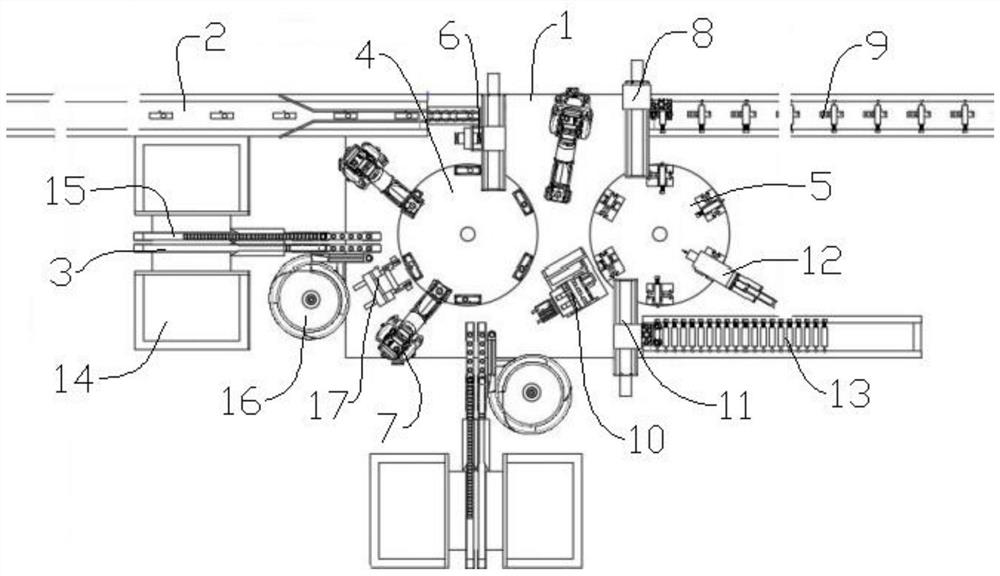 Automatic pressurizing line and processing technology thereof