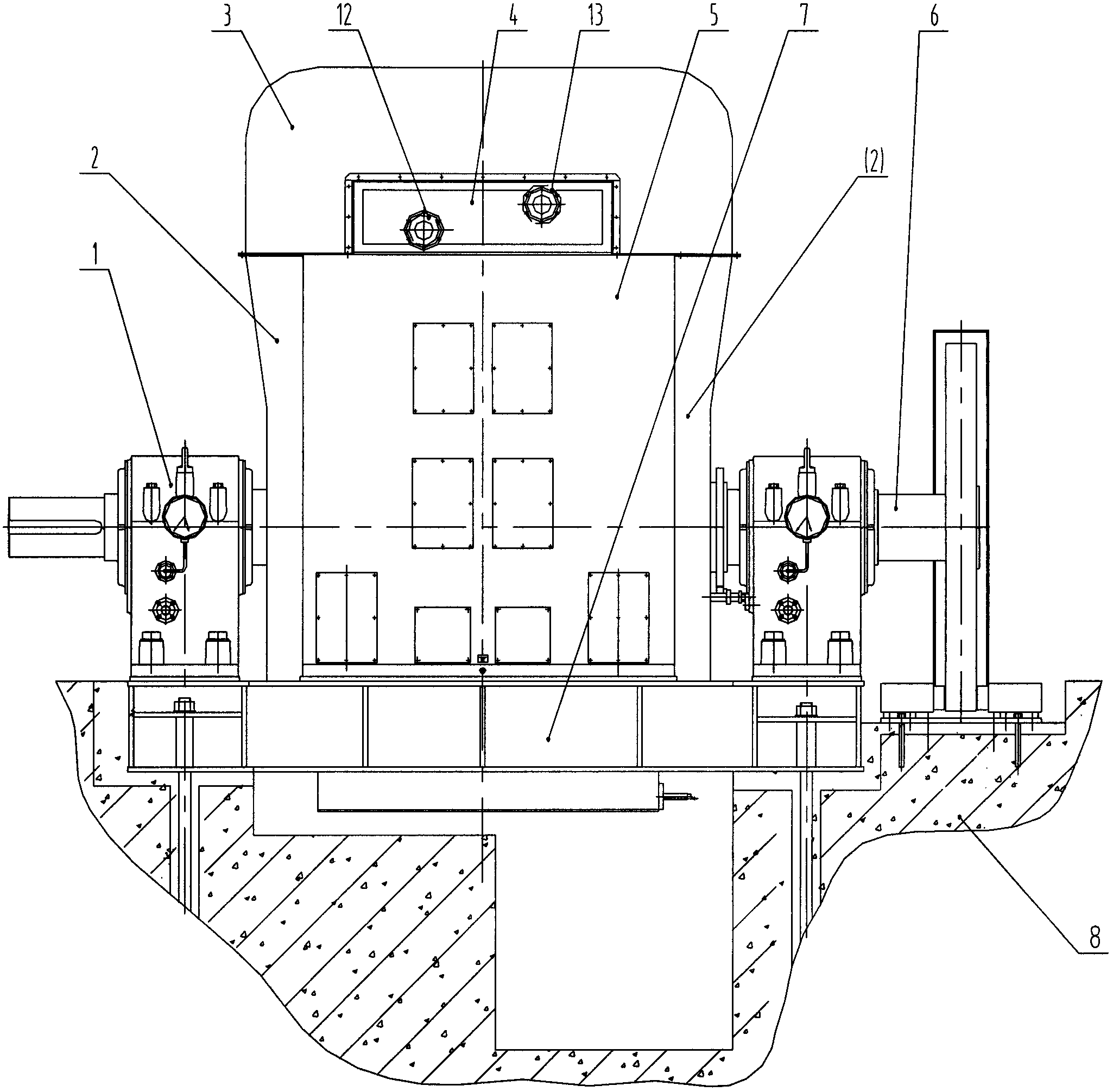 Shaft extension tubular hydrogenerator