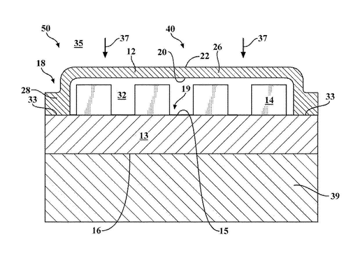 Vacuum lamination method for forming a conformally coated article and associated conformally coated articles formed therefrom