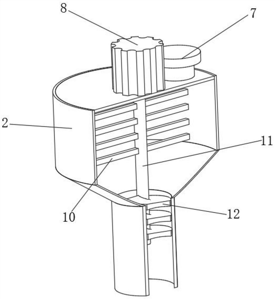 Storage and conveying device for sludge recycling reinforcing agent