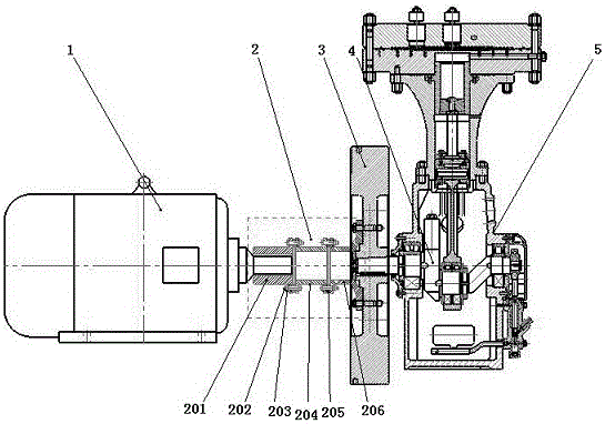 Motor direct driven diaphragm compressor