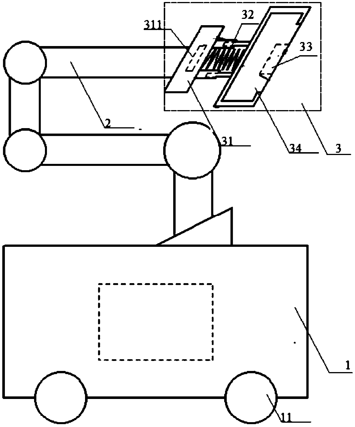 A robot with fine-tuning mechanical arm, control method and device