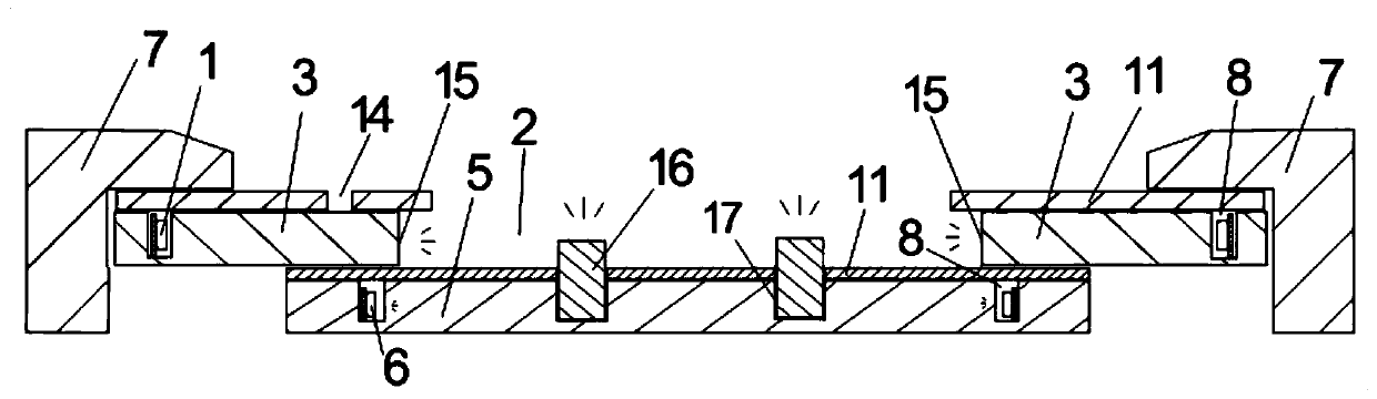 Light-gathering type light-emitting sign