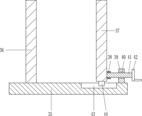 A dust-proof cutting device for wood processing