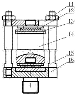 Multi-band measuring method and device for actual ship underwater explosion strong impact environment