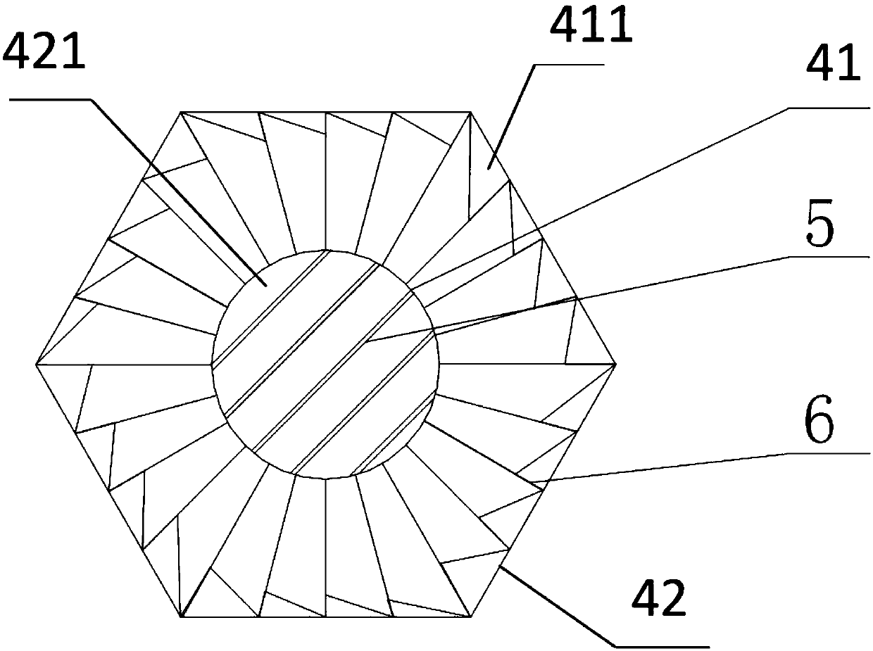 Suspension type swirling flow demisting system