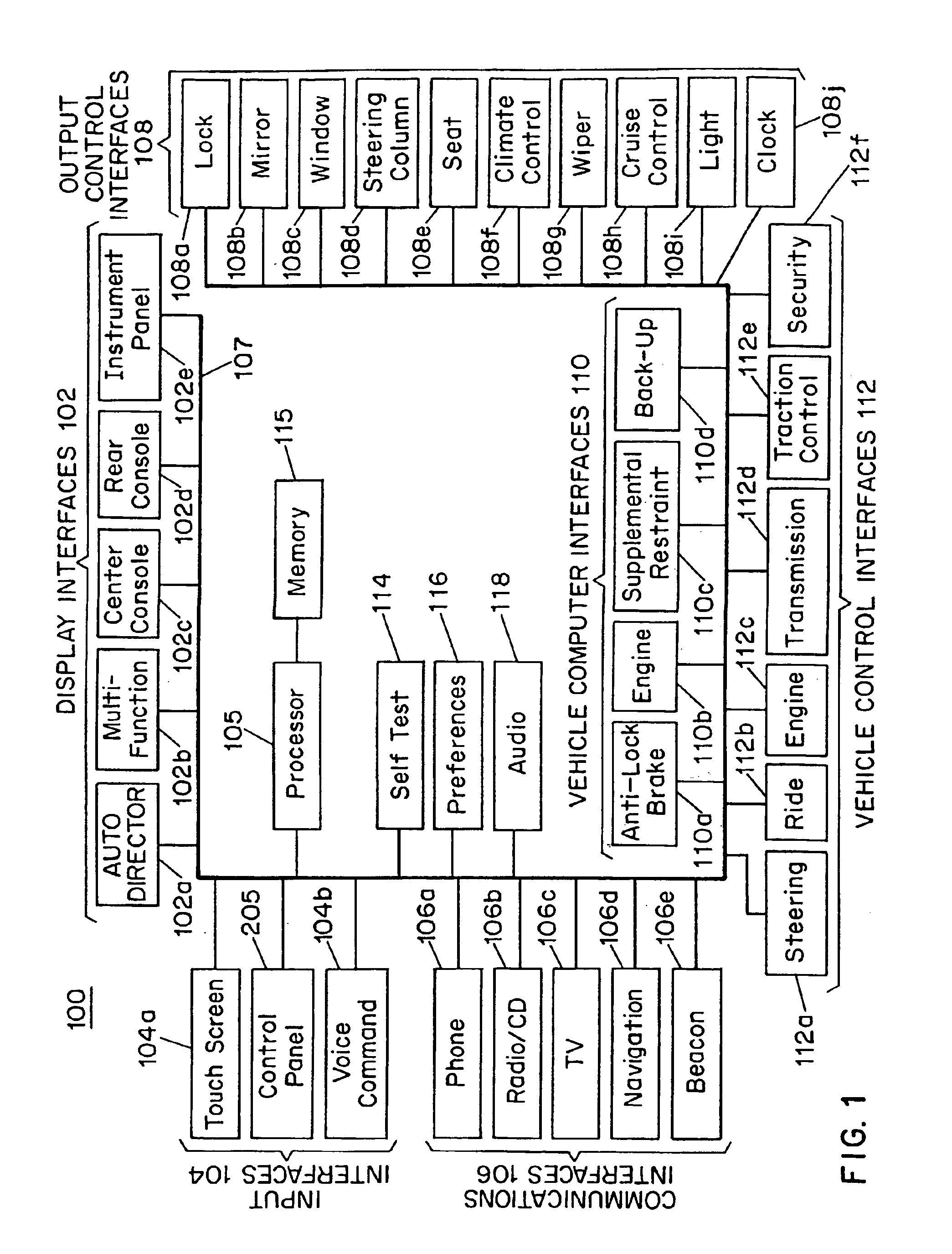 Technique for effectively maintaining components of a vehicle