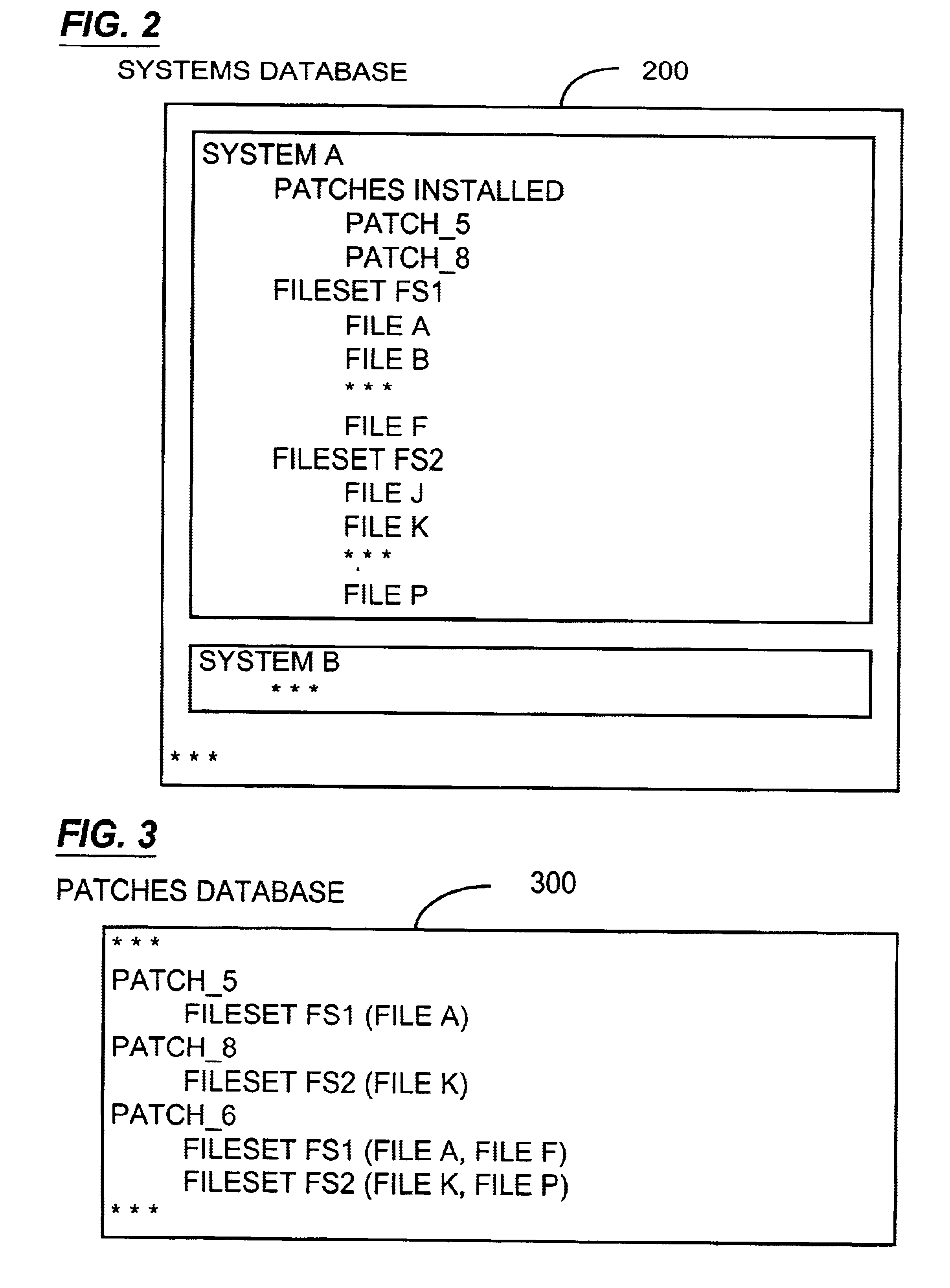 Method for selecting a set of patches to update a system of programs