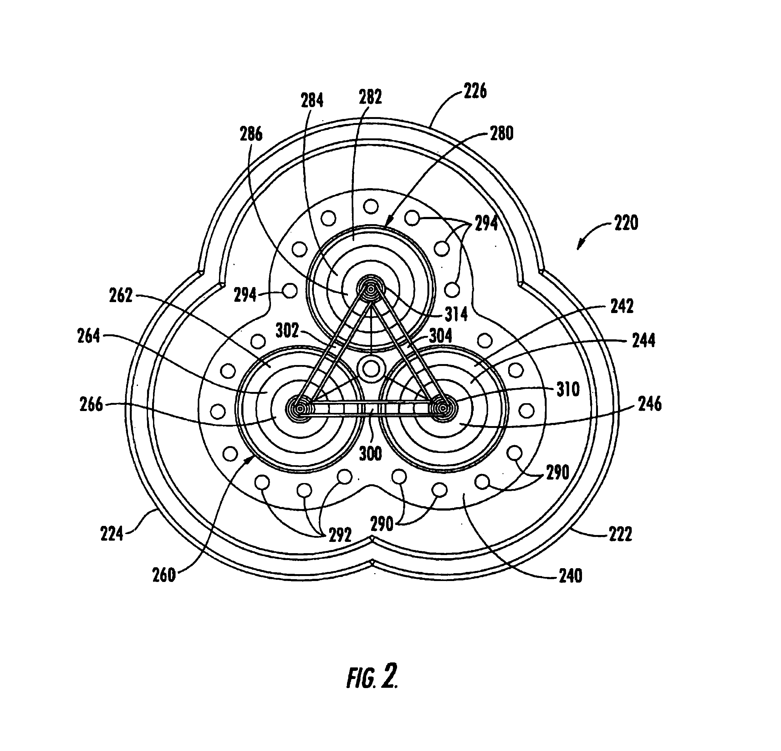 Gaming device with multiple spinning wheels and method