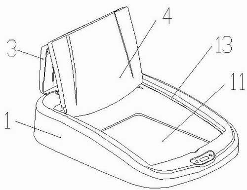 Upturning and folding barrel cover device