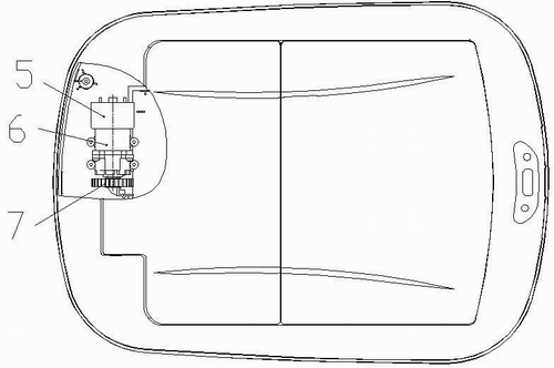 Upturning and folding barrel cover device