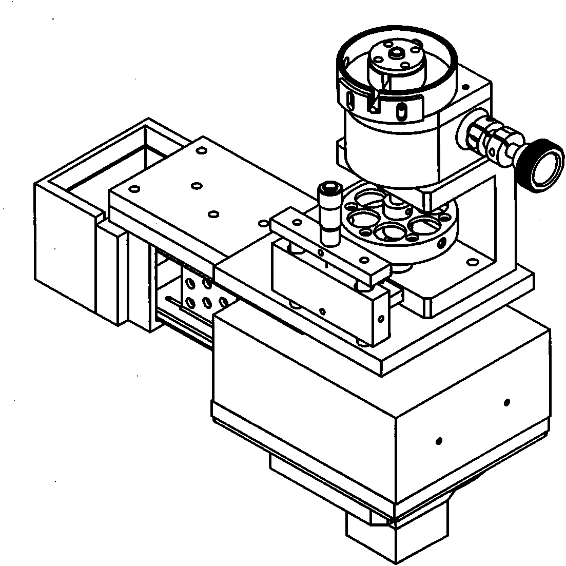 Dismounting-welding integrated hot air head