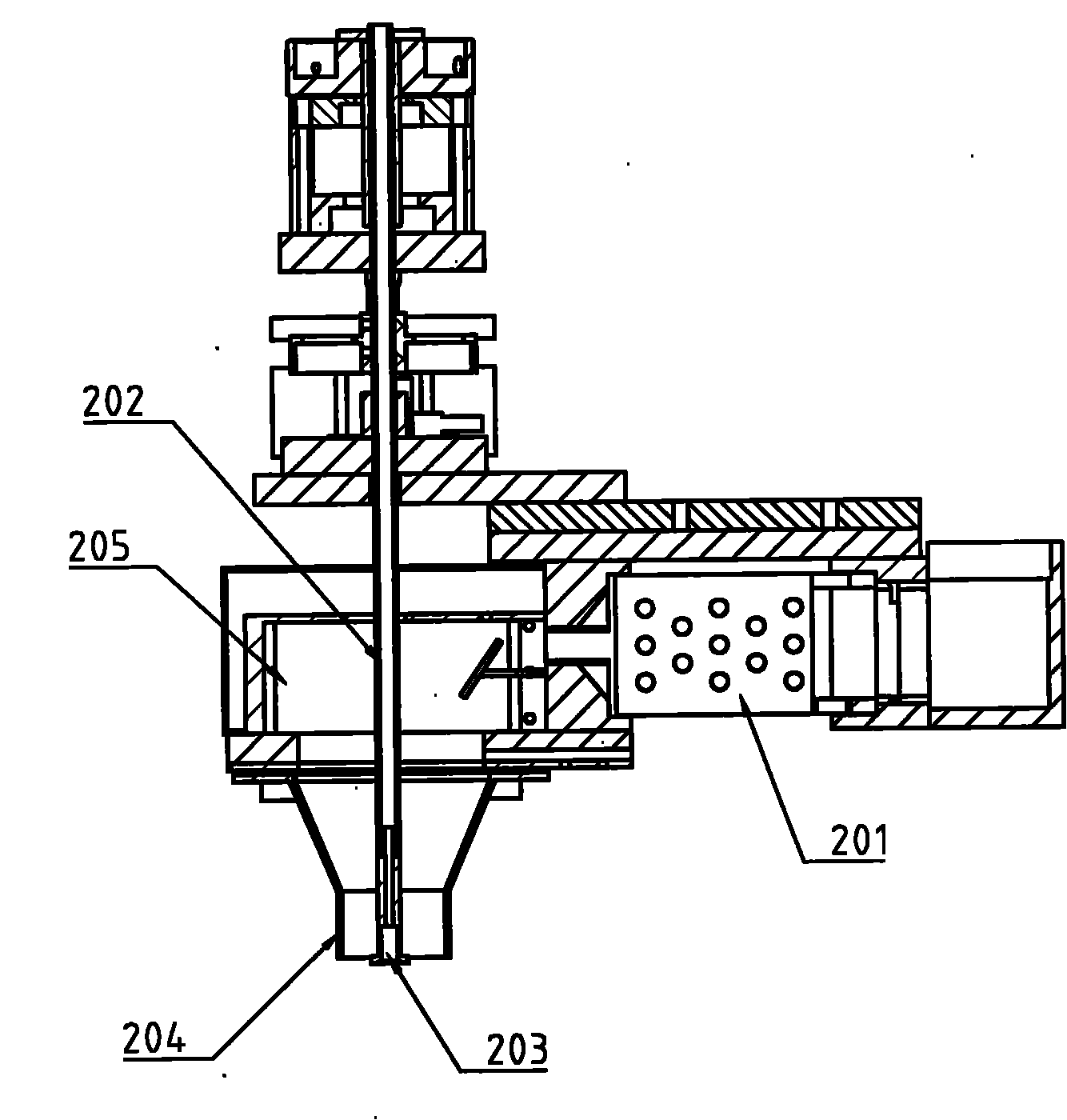 Dismounting-welding integrated hot air head