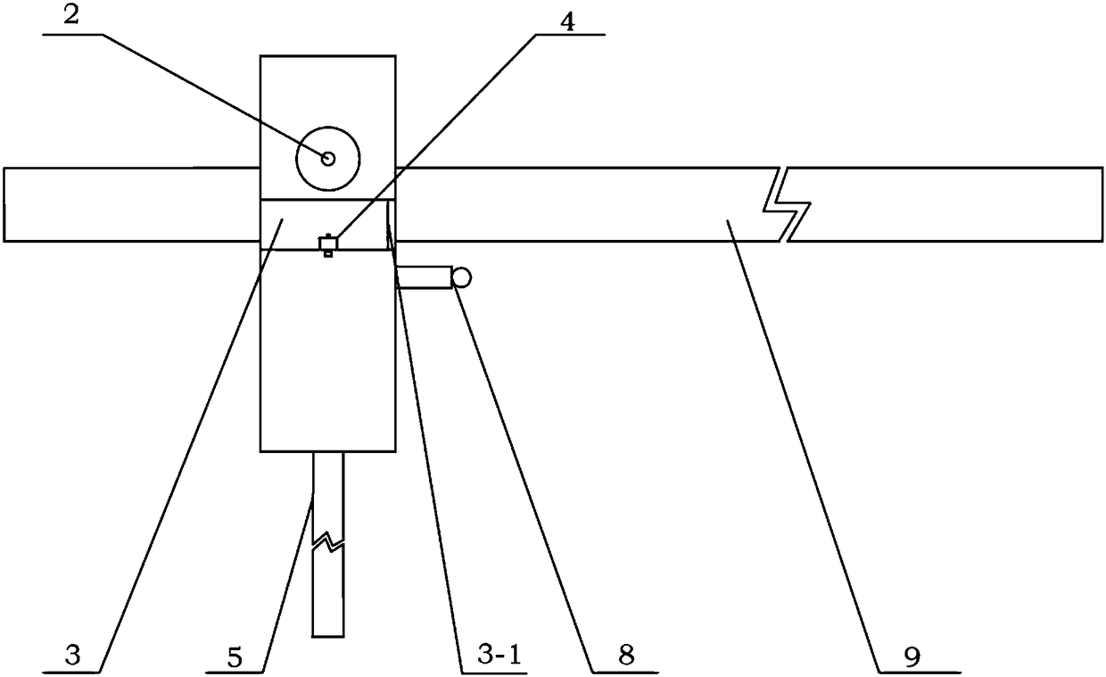 A high-voltage line network deicing device and working method