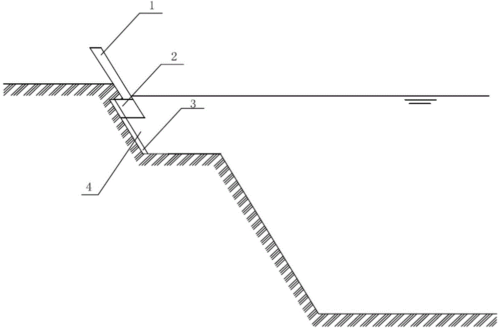 Hydraulic lifting water-retaining wall