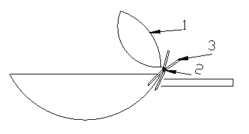 Clamp type oil splashing shield