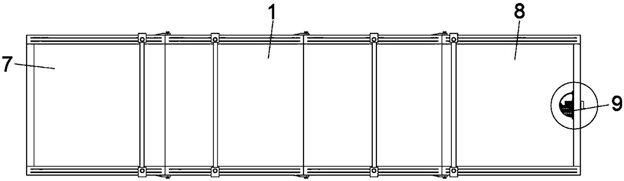 Isolated fish culture pond device for aquaculture