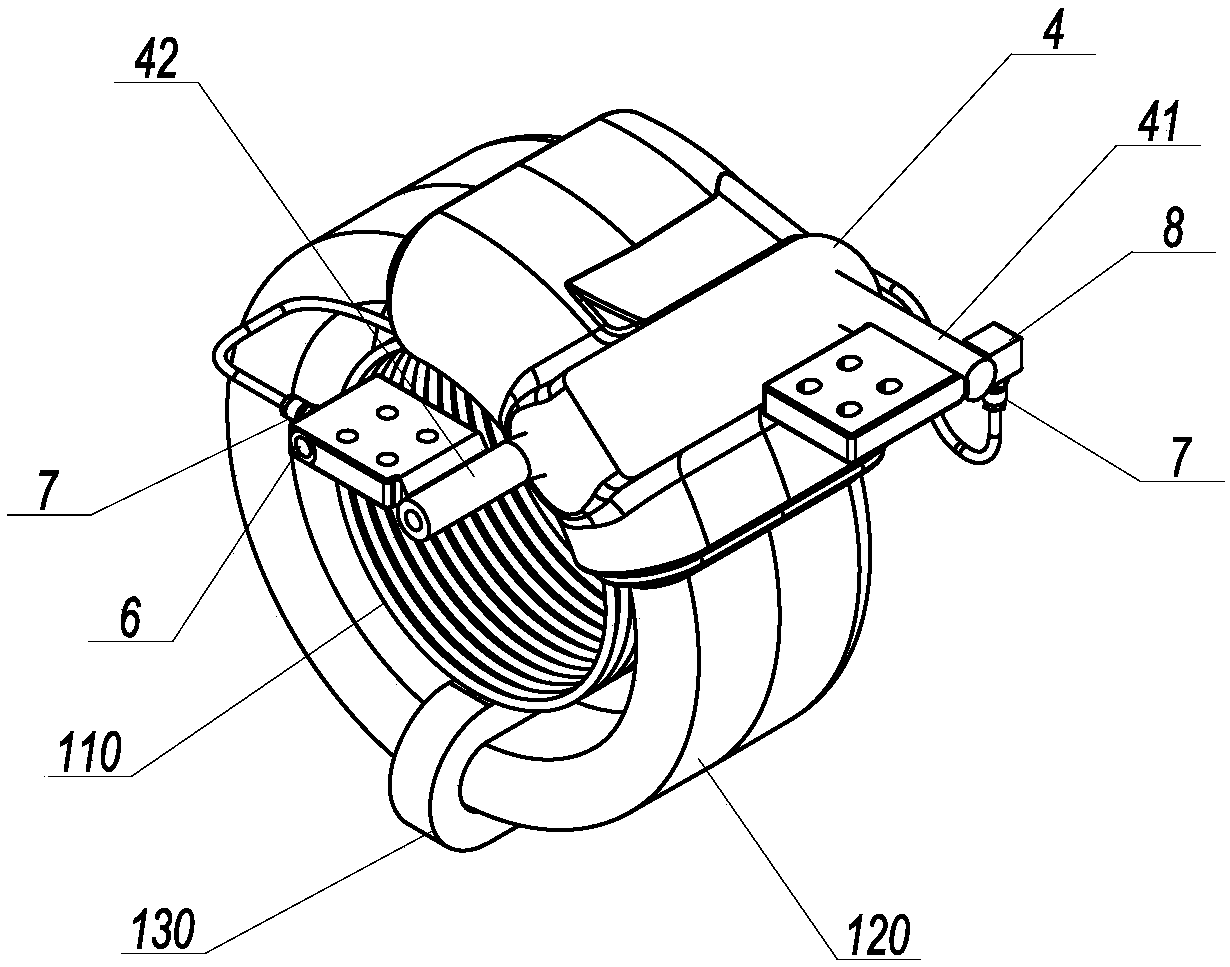 Suspended annular anode saturated reactor