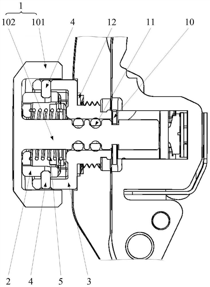 Rotary key, and wearable equipment with same