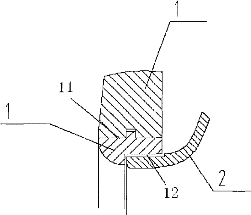 Sealing ring structure for high-flow high-lift double suction pump