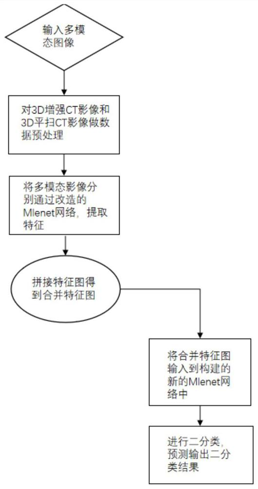 Rectal cancer lymph node metastasis diagnosis method based on deep learning multi-mode CT