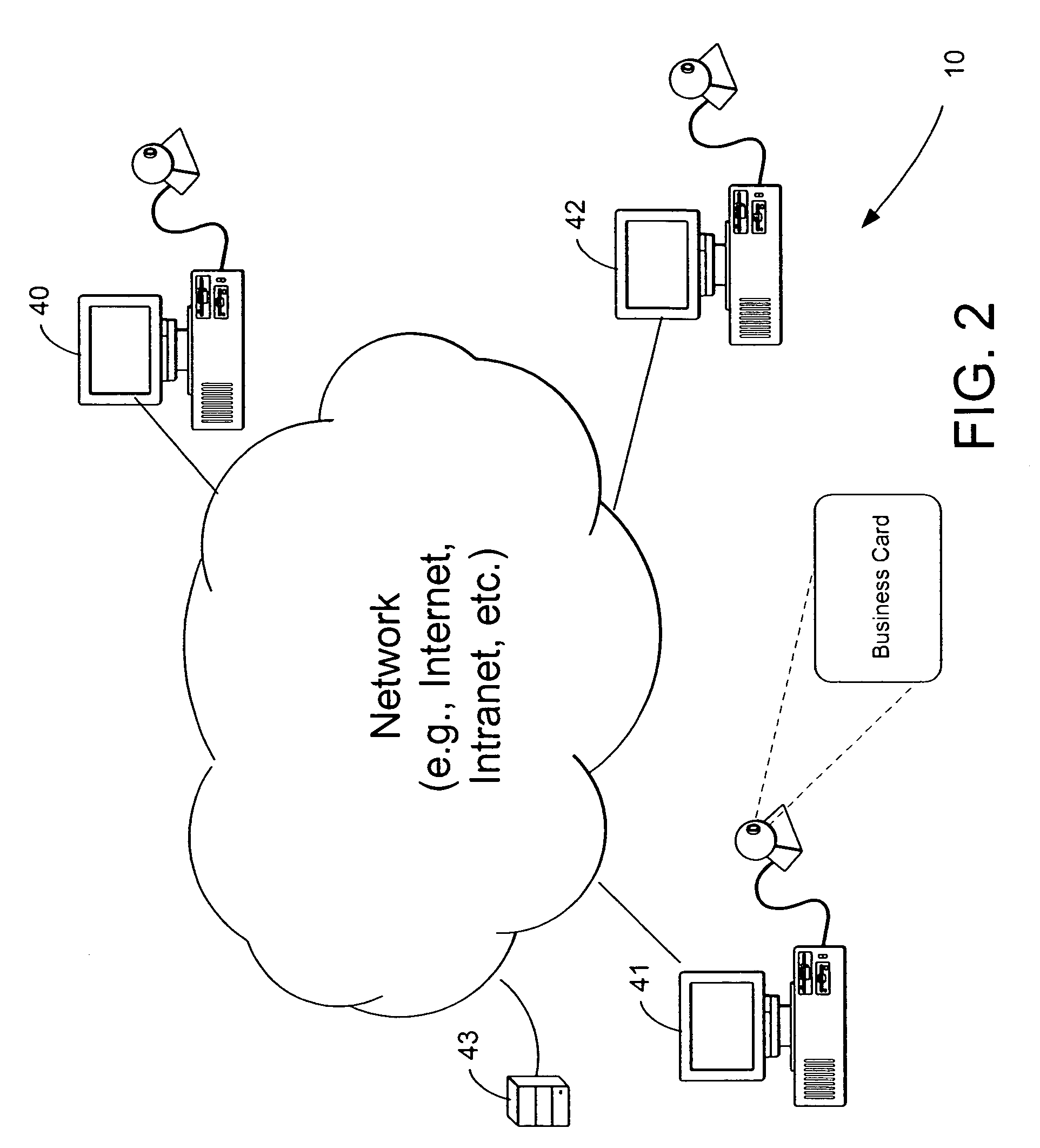 Method of linking on-line data to printed documents