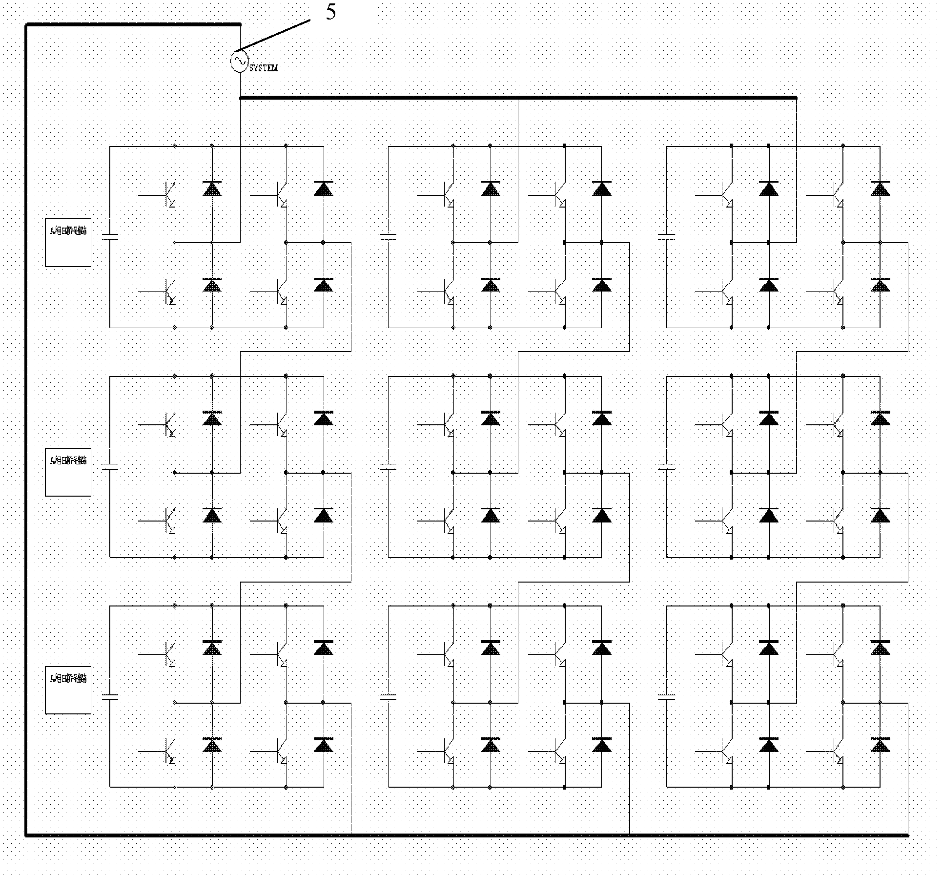 Real-time dynamic active harmonic compensation device for high voltage system