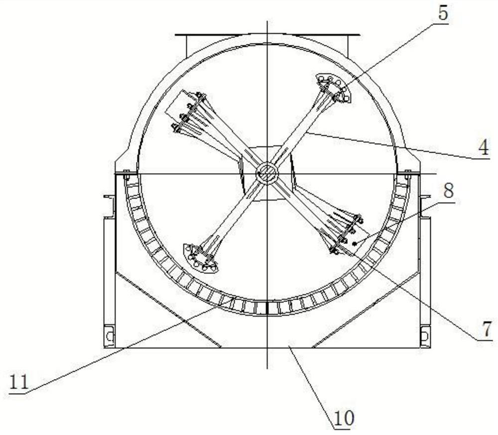 Drum-type fruit removing machine for fresh palm fruit bunches