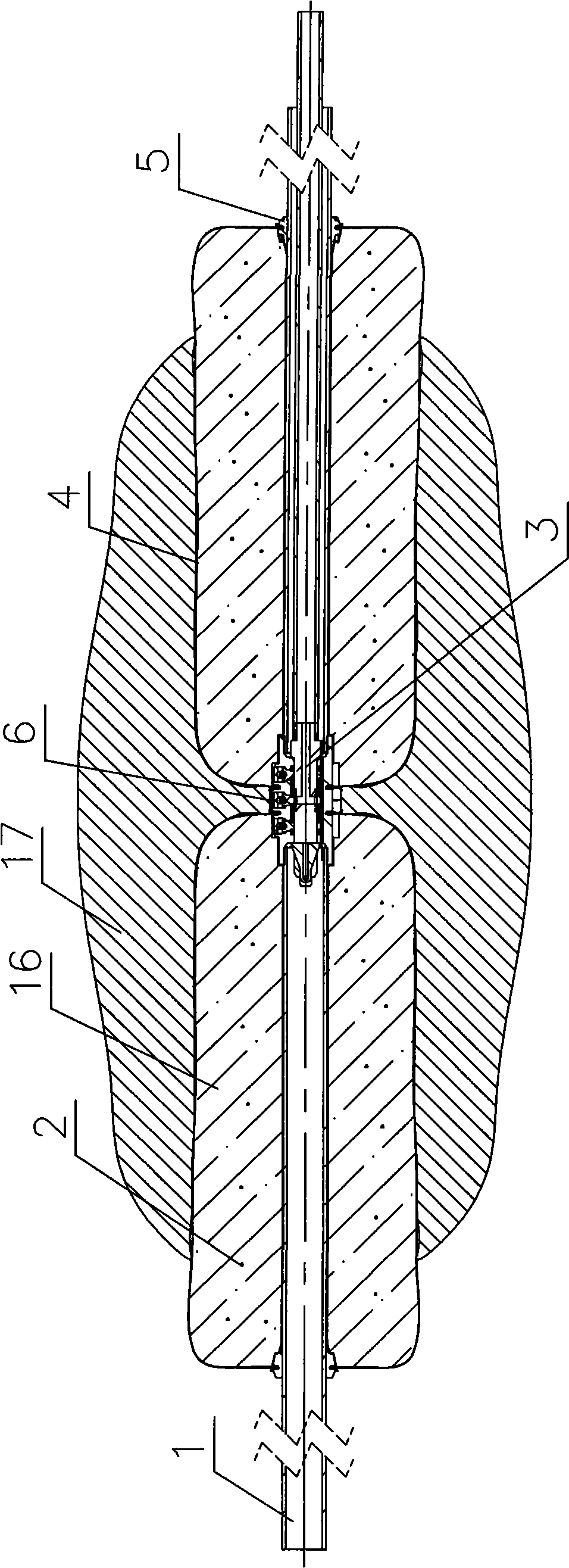 Gas extraction secondary high-pressure slip-casting hole-sealing apparatus and its hole-sealing method