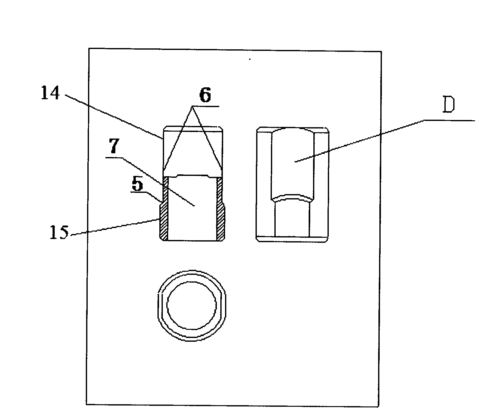 Process for machining cold-forging plunger latch head