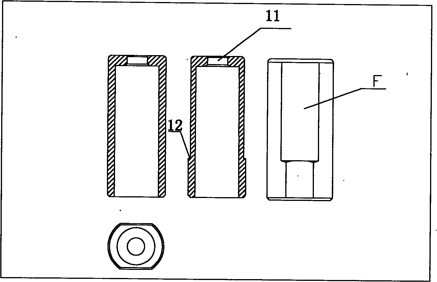 Process for machining cold-forging plunger latch head