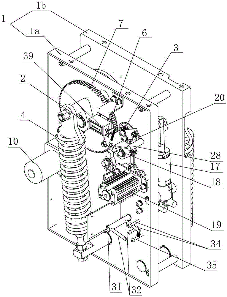 Spring operating mechanism for breaker