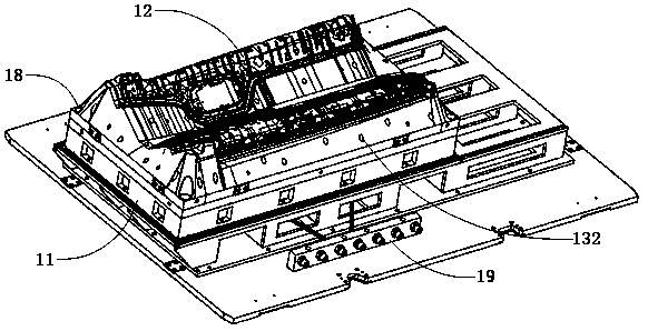 A vacuum composite mold