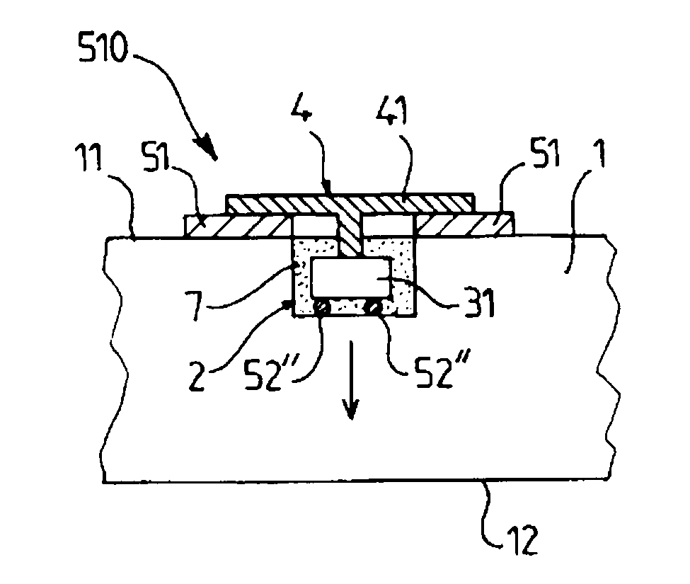 Luminous structure comprising at least one light-emitting diode, its manufacture and its applications