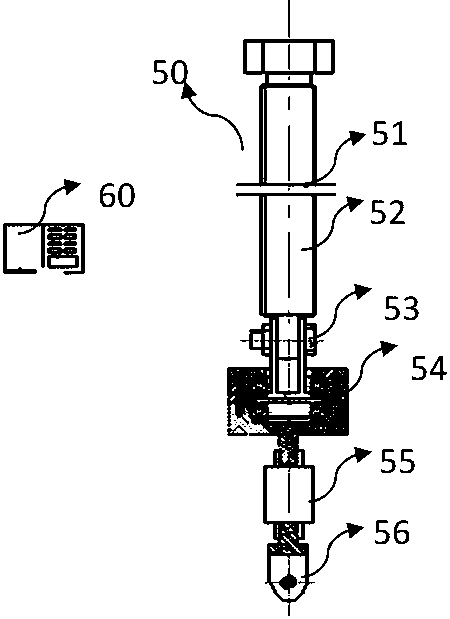 A force applying device for calibration