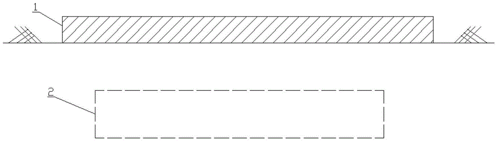 Top-plate-prefabricated underground space underground excavation building method