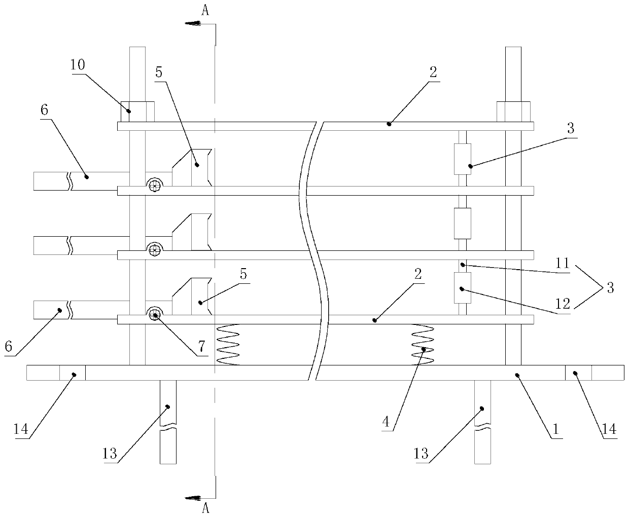 Intelligent building integrated wiring device and application method thereof