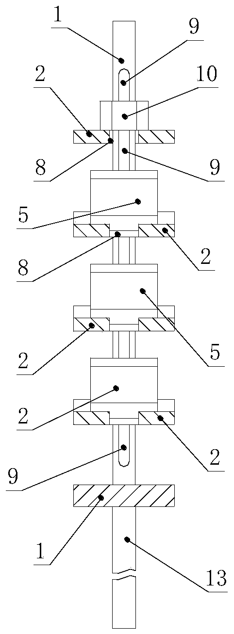 Intelligent building integrated wiring device and application method thereof