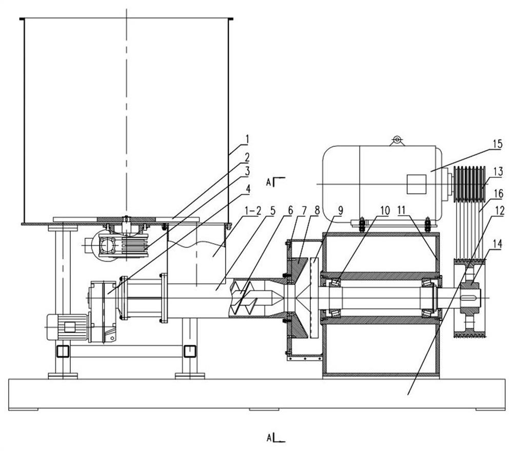 Friction granulator