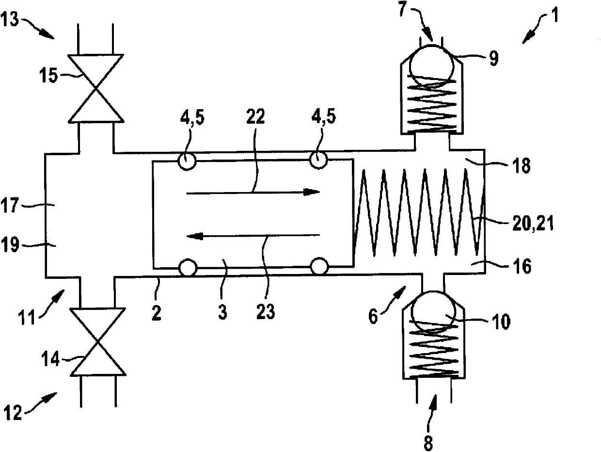 Air conditioning compressor for a vehicle and vehicle