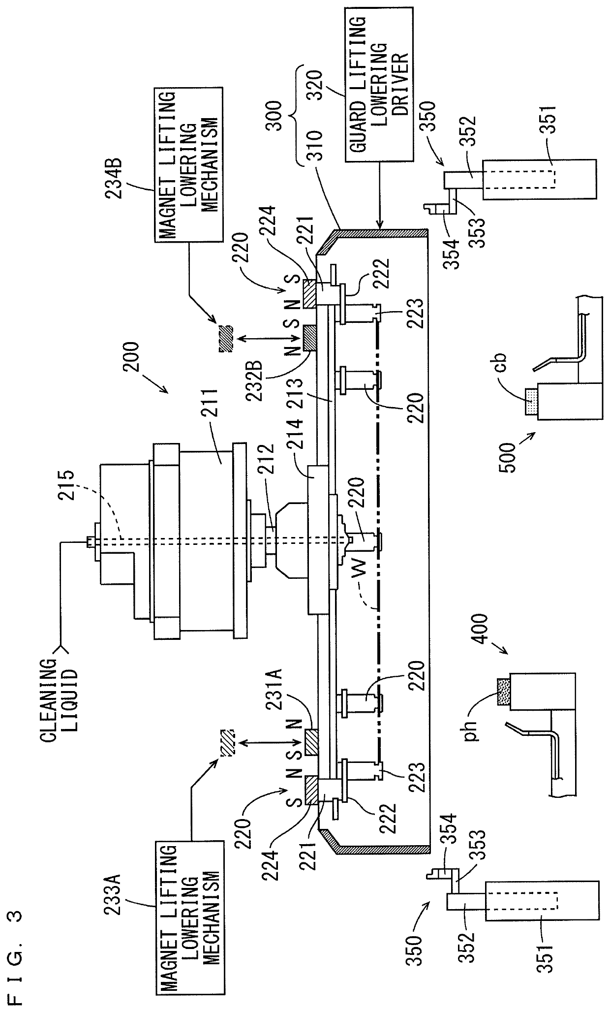 Substrate cleaning device, substrate processing apparatus and substrate cleaning method