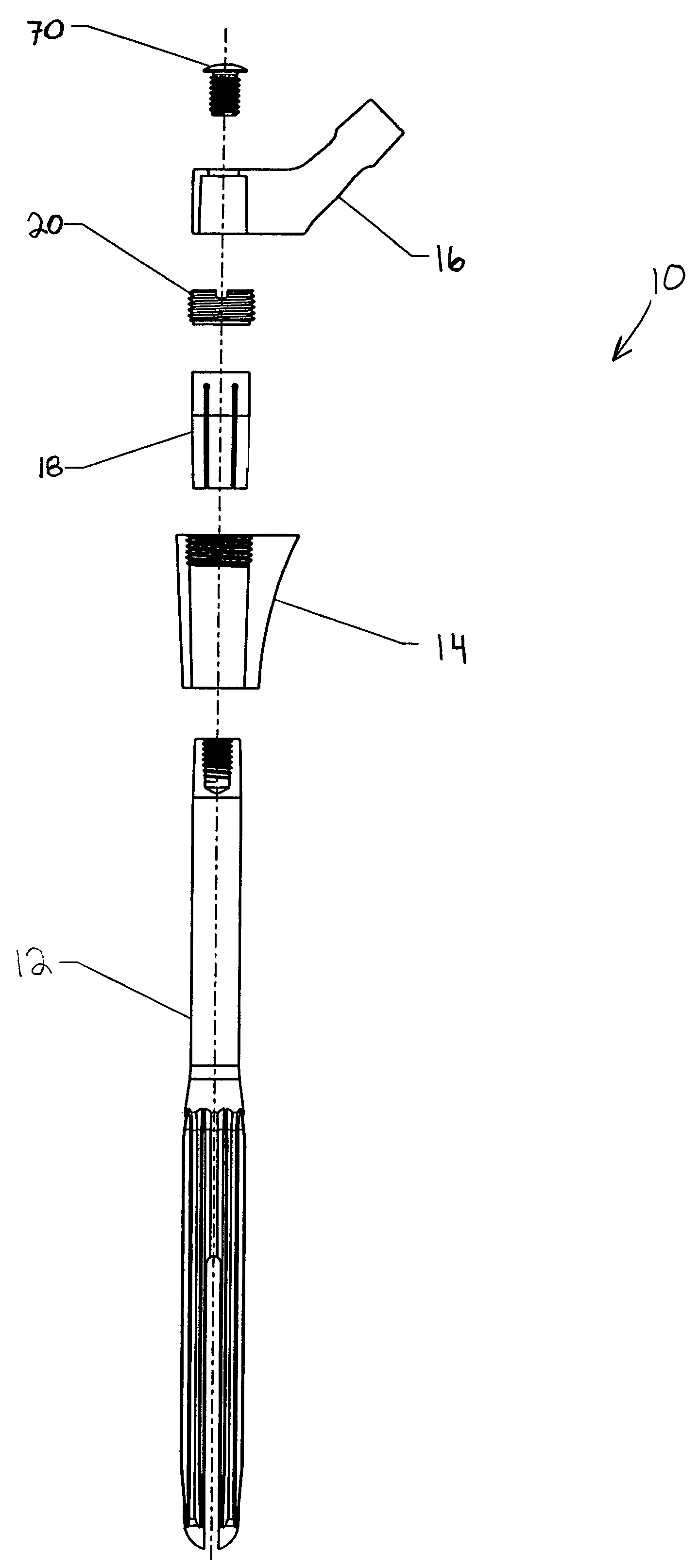 Modular hip prosthesis