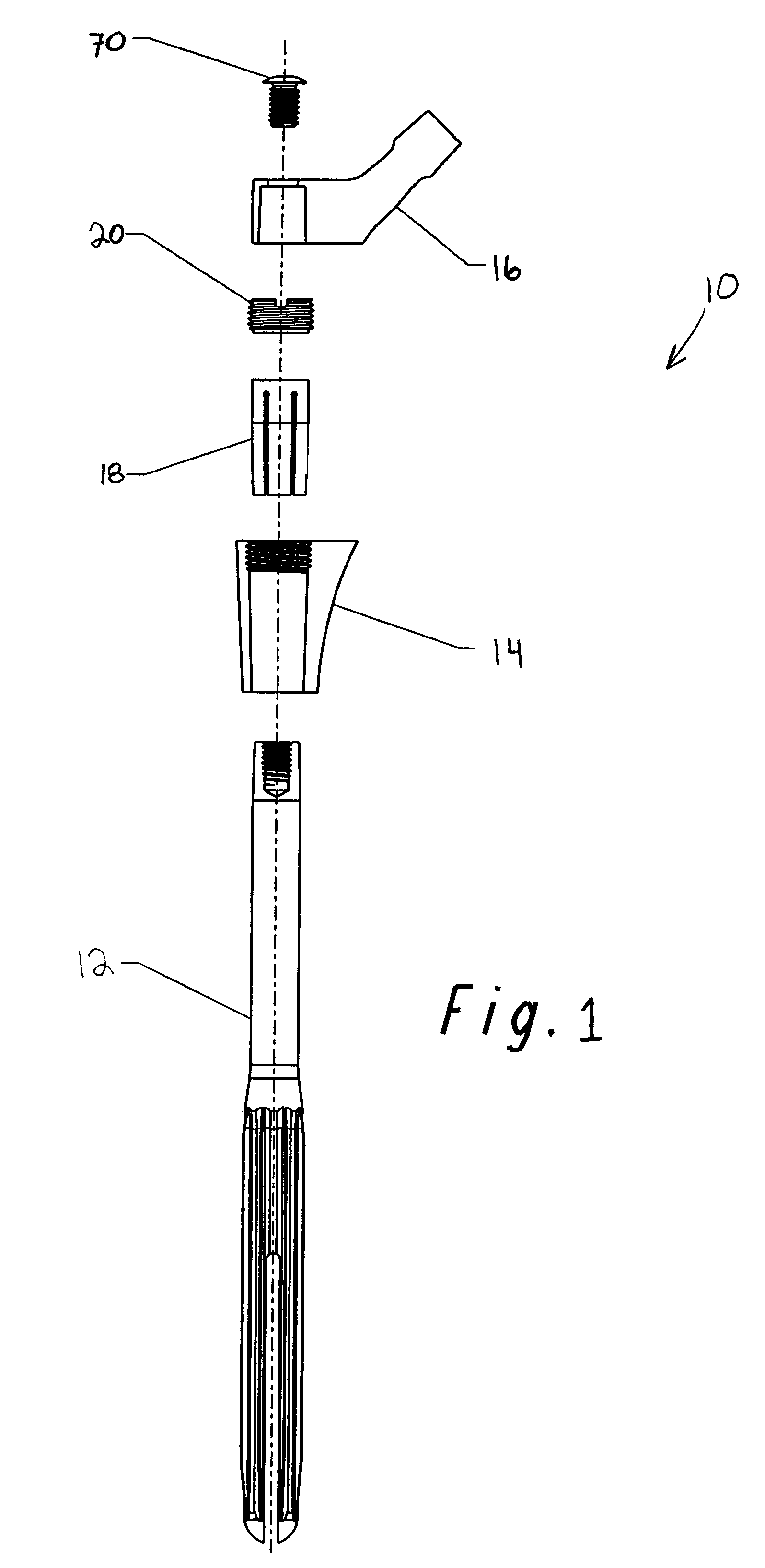 Modular hip prosthesis