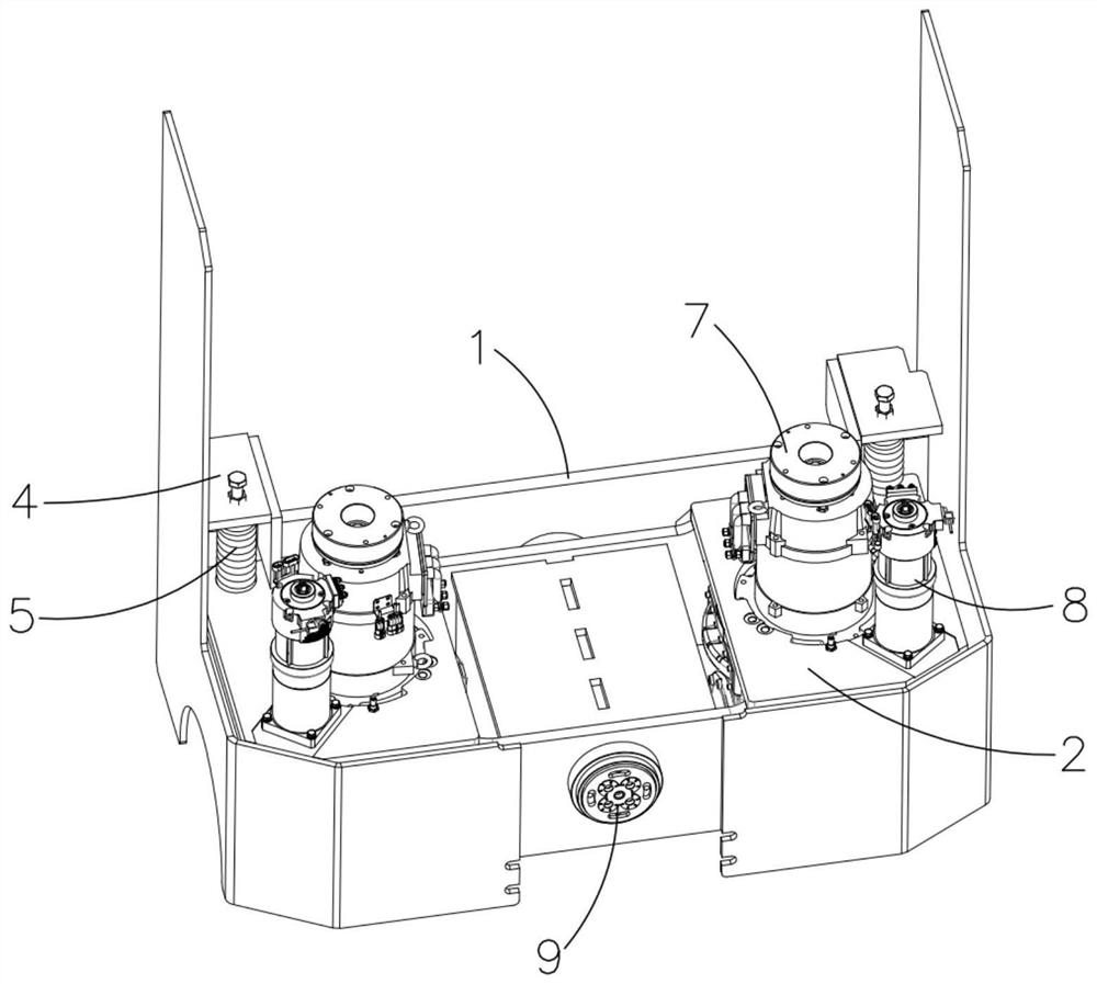 Vehicle connecting bridge device and pallet truck